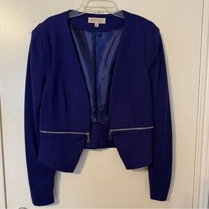 Philosophy Royal Blue Cropped Blazer Size S